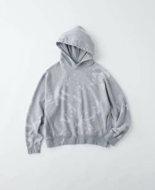 Weekend Specials You Can't Miss LOOPWHEEL SWEAT PULLOVER PARKA UNEVEN DYED 69226