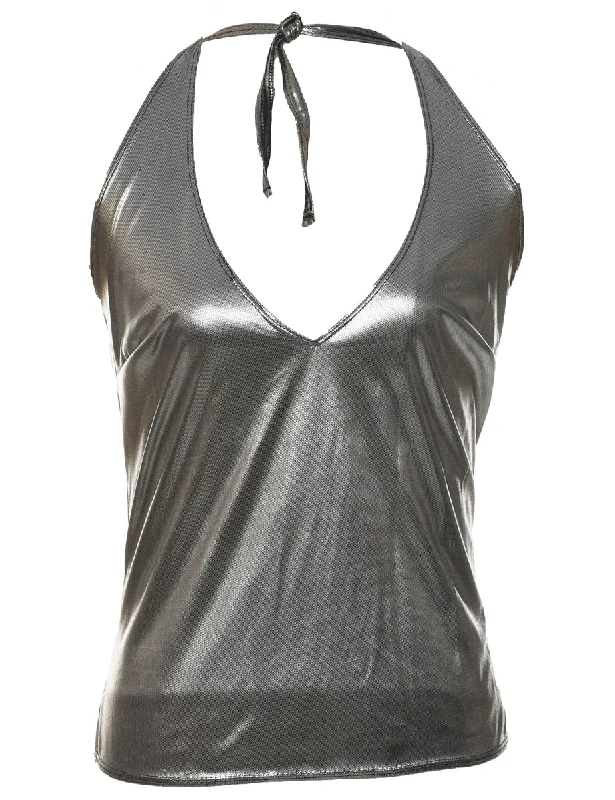New Deal Silver Top - S