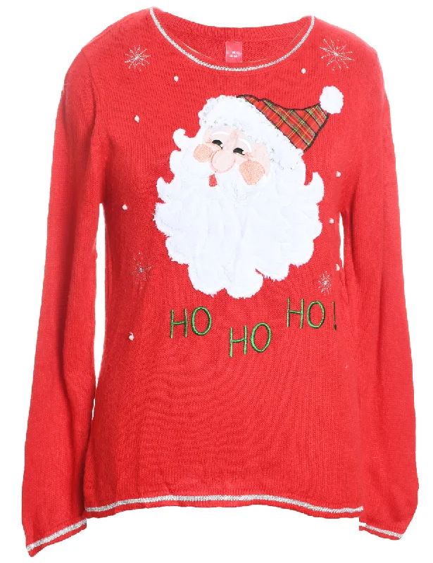 Online Deal Santa Claus Christmas Jumper - M