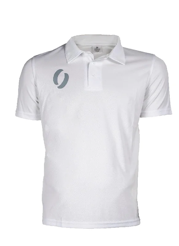 Hurry In POLO TOP - white