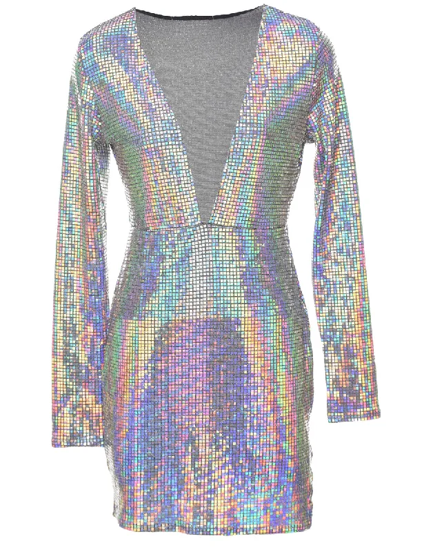 Sale Alert Sequined Evening Dress - M