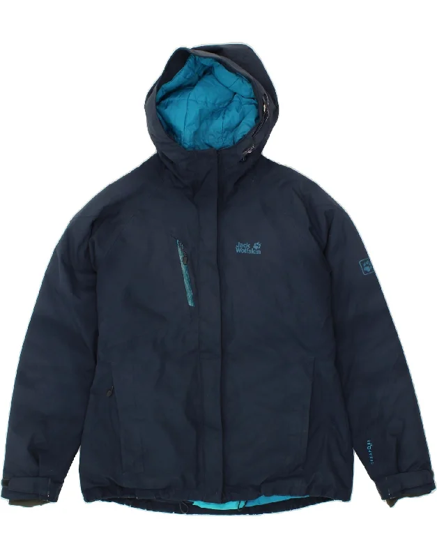 Weekend Discounts to Snag JACK WOLFSKIN Womens Hooded Windbreaker Jacket UK 12/14 Medium Navy Blue Weekend Discounts to Snag JACK WOLFSKIN Womens Hooded Windbreaker Jacket UK 12/14 Medium Navy Blue