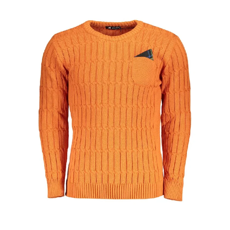 Act Fast U.S. Grand Polo Twisted Crew Neck  Men's Sweater