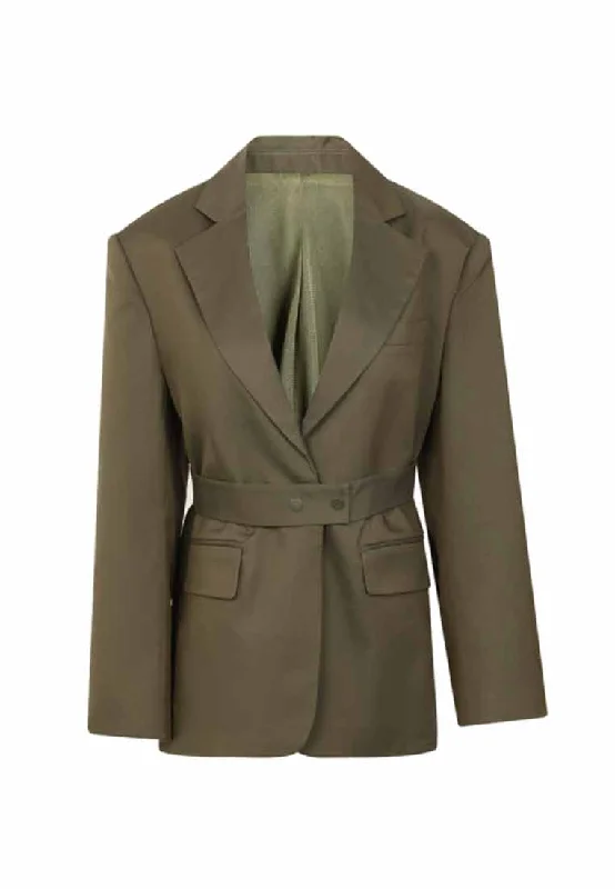 Midnight Madness Brooke Boxy Belted Blazer