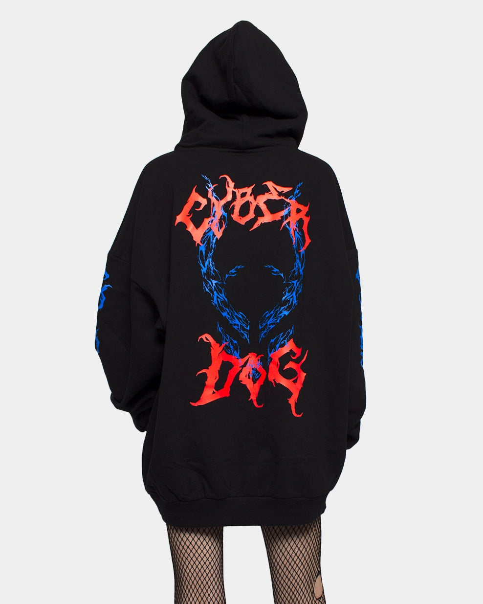 Weekend Discounts to Snag UNDERWORLD OVERSIZE HOODIE UNISEX BLACK