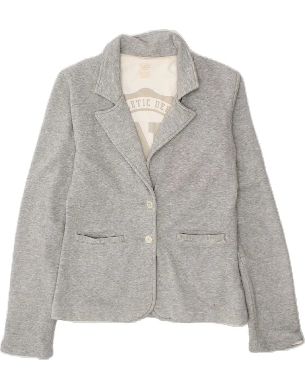Weekend Bargains to Enjoy NIKE Womens The Athletic Dept. 2 Button Blazer Jacket UK 10 Small Grey Weekend Bargains to Enjoy NIKE Womens The Athletic Dept. 2 Button Blazer Jacket UK 10 Small Grey