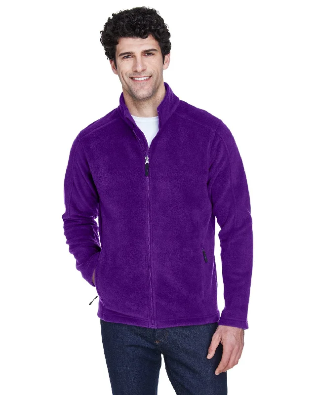 Weekend Bargains to Grab Core 365 Journey Mens Full-Zip Fleece Jacket | Campus Purple