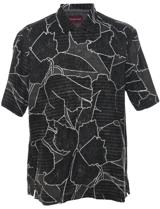 Take Action Silk Hawaiian Shirt - L