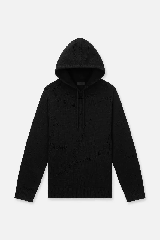 Limited Supply MARTIN HOODIE | BLACK CRACKING