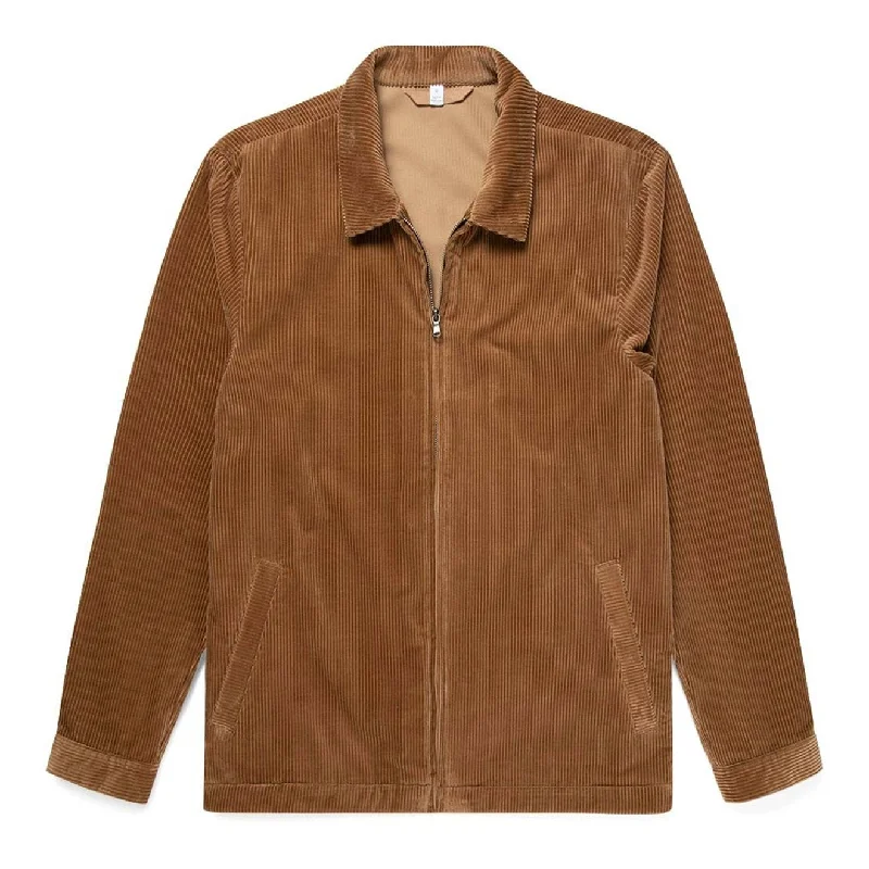 Today's Deal Sunspel Harrington Jacket Dark Camel