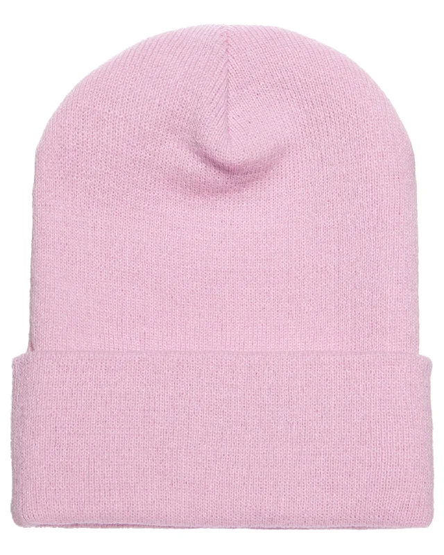 Year-End Clearance Yupoong Cuffed Knit Cap | Pink