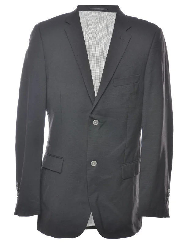 Special Discount Single Breasted Black Blazer - M