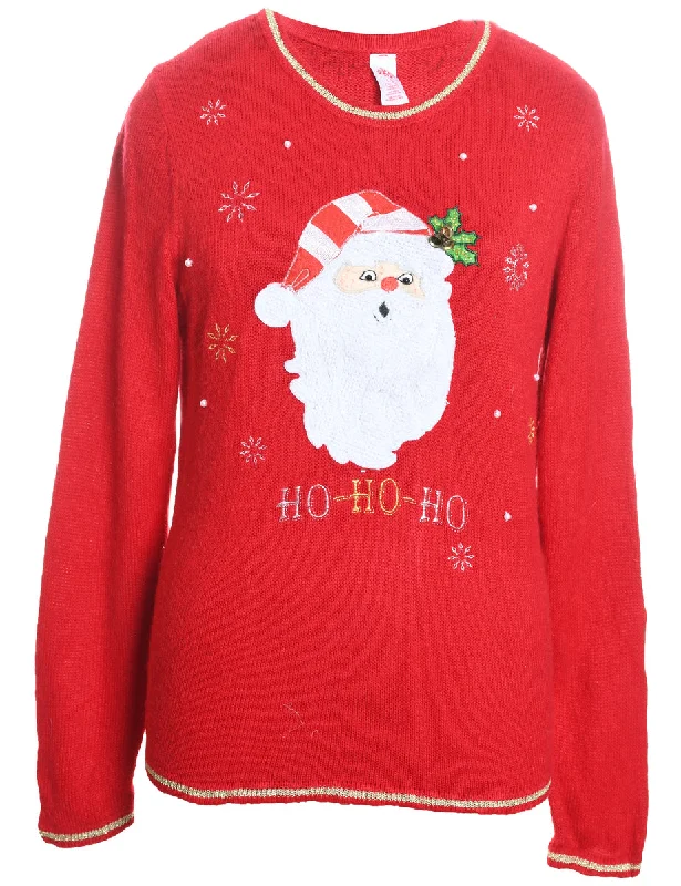 Exclusive Deal Santa Claus Christmas Jumper - L