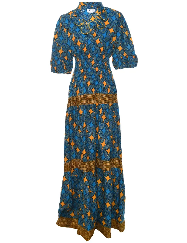 Exclusive Offer Smocked Maxi Dress - XS