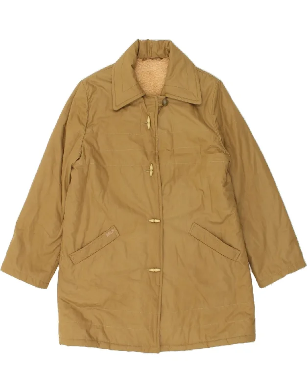 Weekend Offers That Delight VINTAGE Womens Windbreaker Coat UK 16 Large Beige