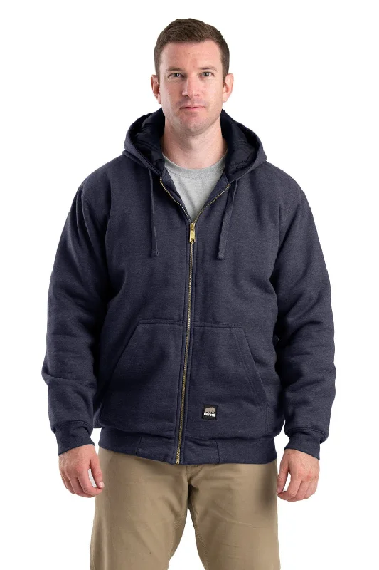 Weekend Offers That Tempt Berne Mens Navy Cotton Blend Highland Insulated Zip Hooded Sweatshirt Weekend Offers That Tempt Berne Mens Navy Cotton Blend Highland Insulated Zip Hooded Sweatshirt