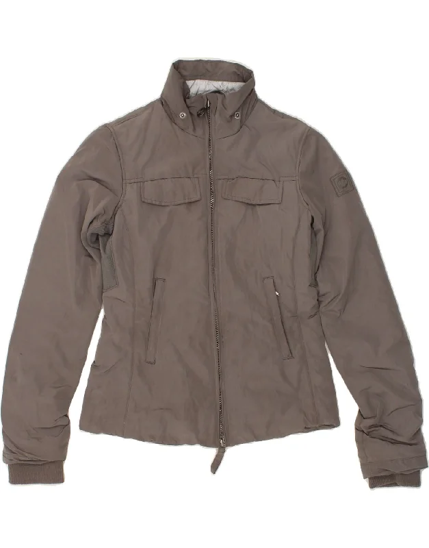 Weekend Specials to Love MURPHY & NYE Womens Bomber Jacket UK 14 Medium Grey Polyester Weekend Specials to Love MURPHY & NYE Womens Bomber Jacket UK 14 Medium Grey Polyester
