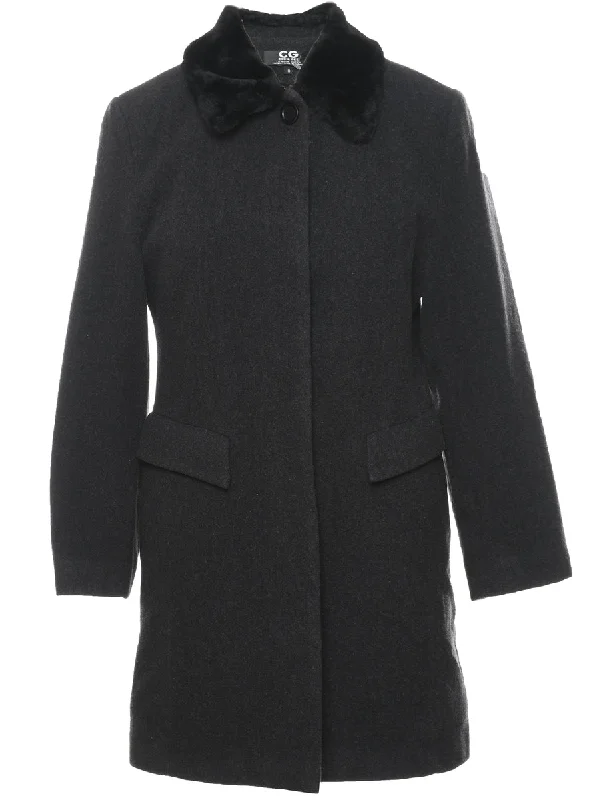 Flash Sale Single Breasted Wool Coat - S