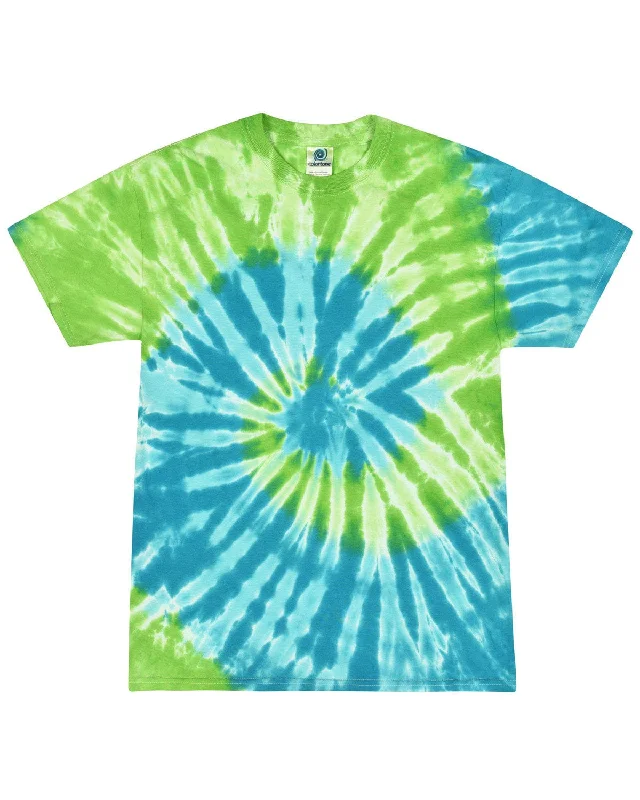 Final Offer Tie-Dye Youth 100% Cotton Tie-Dyed T-Shirt | St. Lucia