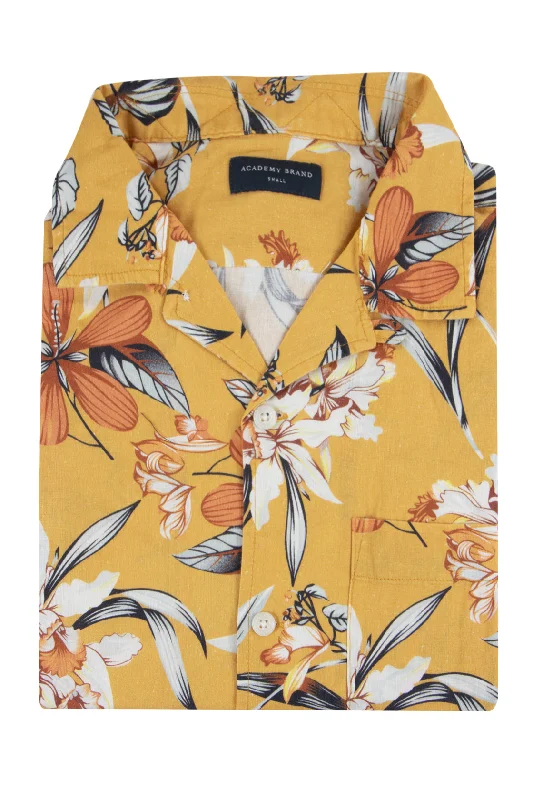 Unbeatable Deal The Academy Brand Andy Short Sleeve Shirt Rust