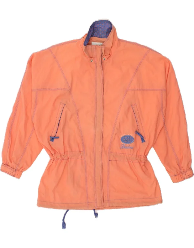 Today's Deal DIADORA Womens Bomber Jacket UK 14 Medium Orange Nylon