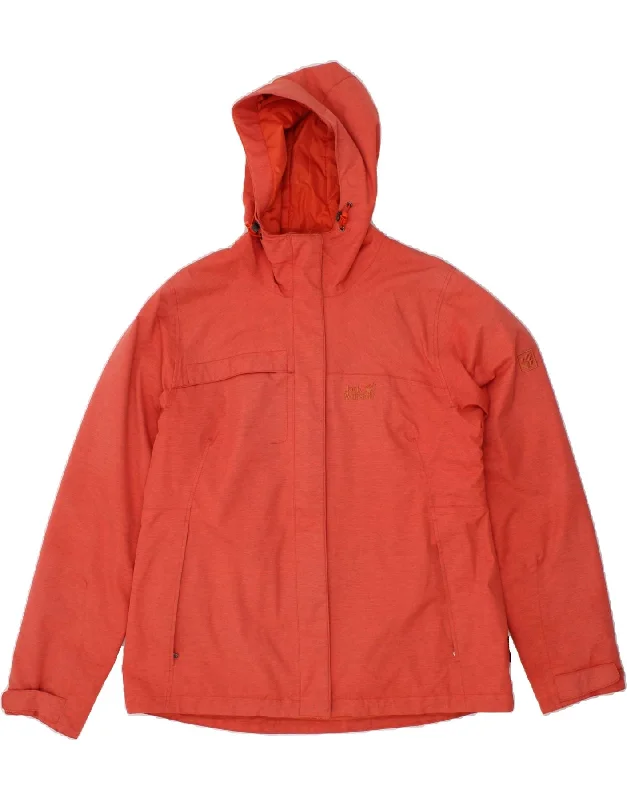 Weekend Deals That Dazzle JACK WOLFSKIN Womens Hooded Windbreaker Jacket UK 18/20 XL Orange Weekend Deals That Dazzle JACK WOLFSKIN Womens Hooded Windbreaker Jacket UK 18/20 XL Orange