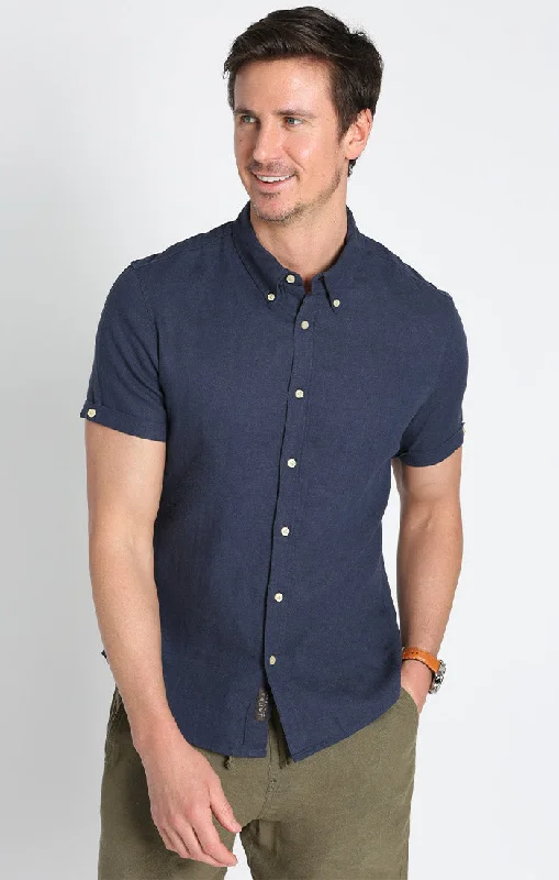 Can't Beat Linen Blend Short Sleeve Shirt