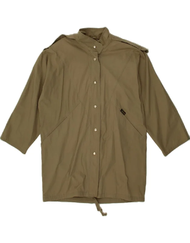 Massive Savings VINTAGE Womens Overcoat UK 16 Large Khaki