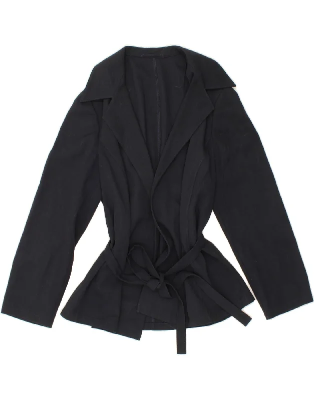 Value Pack MARELLA Womens Blazer Jacket UK 12 Medium Navy Blue