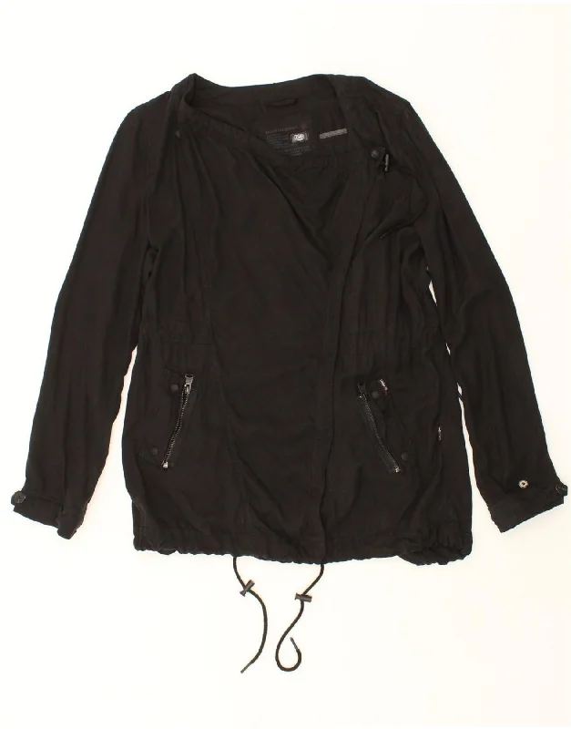 Weekend Savings Extravaganza KHUJO Womens Bomber Jacket UK 20 2XL Black Lyocell