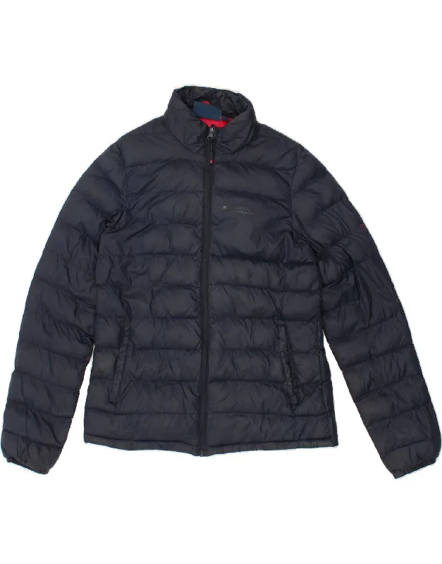 Pay Less MOUNTAIN WAREHOUSE Womens Padded Jacket UK 12 Medium  Navy Blue Polyamide