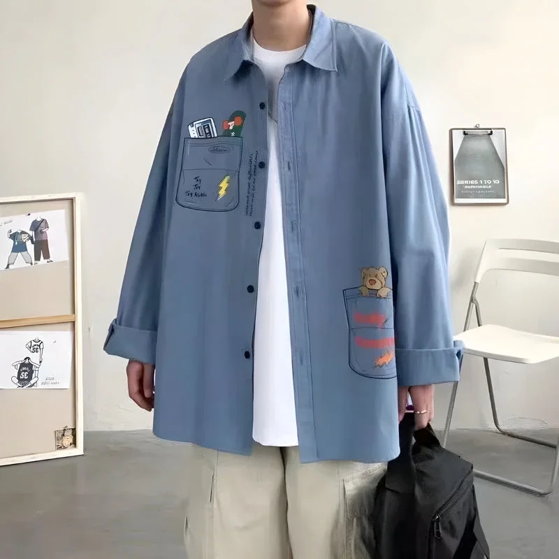 Daily Special Bear & Skateboard Detailed Shirt