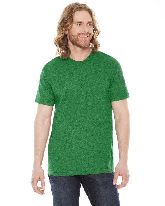Steal Deal American Apparel Unisex Poly-Cotton Short Sleeve Crewneck | Hthr Kelly Green Steal Deal American Apparel Unisex Poly-Cotton Short Sleeve Crewneck | Hthr Kelly Green