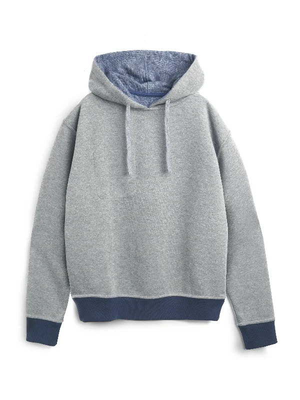 New Deal Reversible Hoodie Edgware Charcoal/Navy