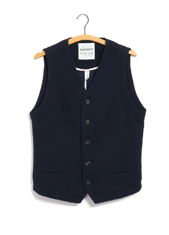 Today Only DANIEL | Casual Waistcoat | Indigo Sashiko
