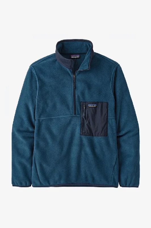 Weekend Bargains Galore Patagonia Microdini 1/2 Zip PO - Tidepool Blue