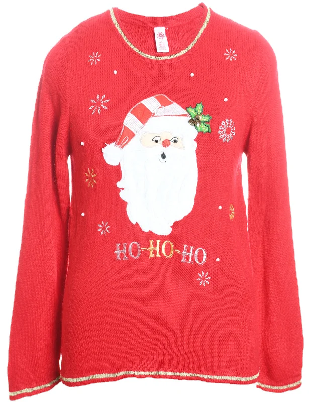 Today Only Santa Claus Christmas Jumper - M