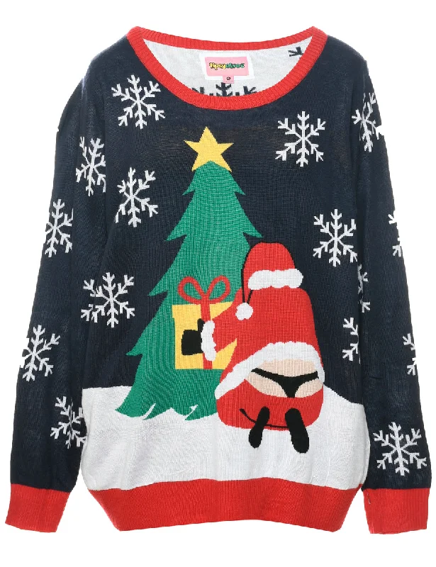 Super Deal Santa Claus Christmas Jumper - XL