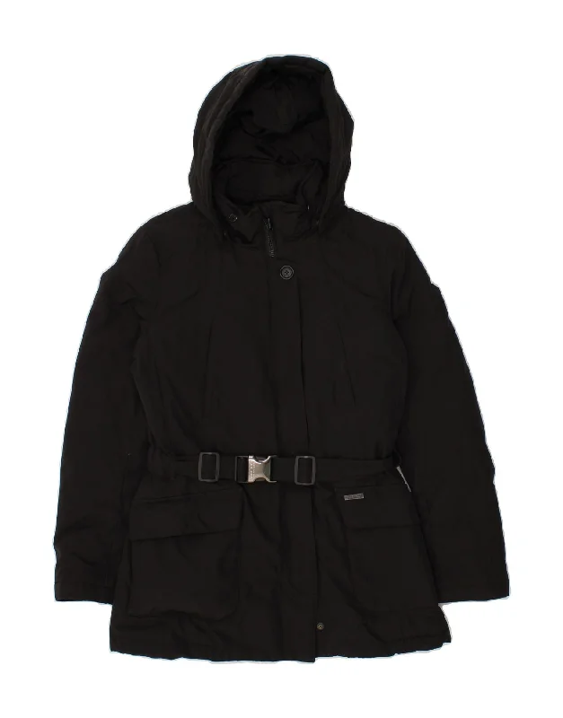 Savings Soar This Weekend WOOLRICH Womens Hooded Padded Coat UK 10 Small Black Cotton Savings Soar This Weekend WOOLRICH Womens Hooded Padded Coat UK 10 Small Black Cotton
