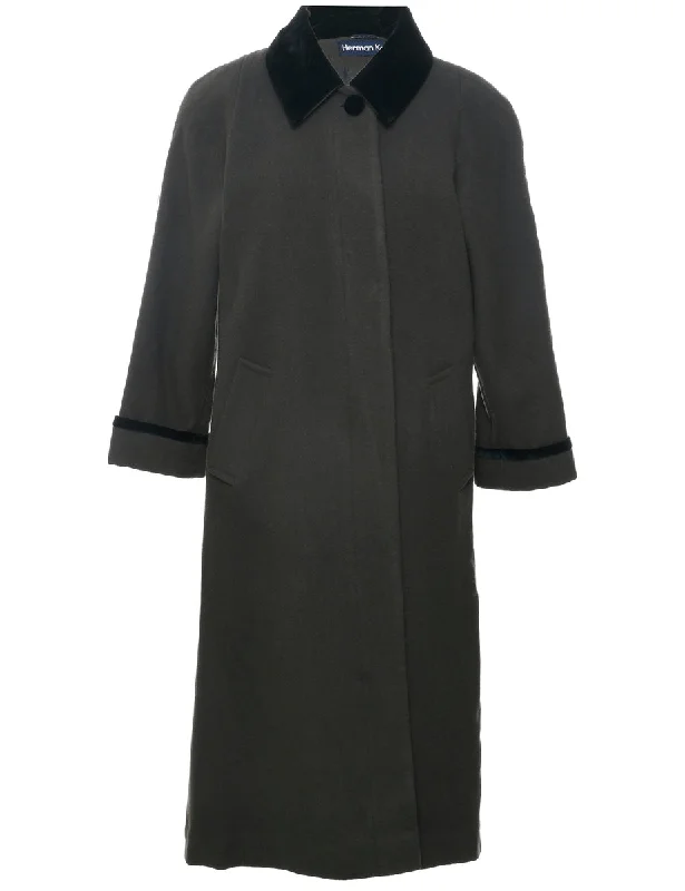 Can't Resist Single Breasted Wool Coat - L