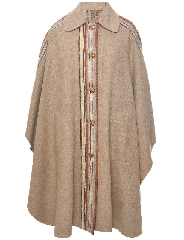 Today's Deal Single Breasted Cape - M