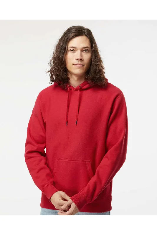 Unmissable Sale Independent Trading Co. Mens Legend Hooded Sweatshirt Hoodie w/ Pouch Pocket - Red Unmissable Sale Independent Trading Co. Mens Legend Hooded Sweatshirt Hoodie w/ Pouch Pocket - Red