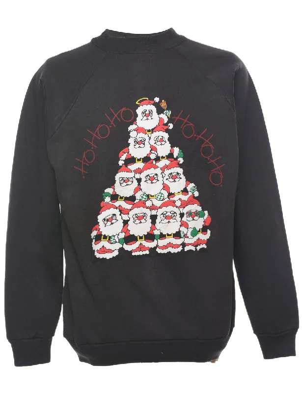 Weekend Deals to Brighten Your Day Santa Claus Christmas Sweatshirt - XL