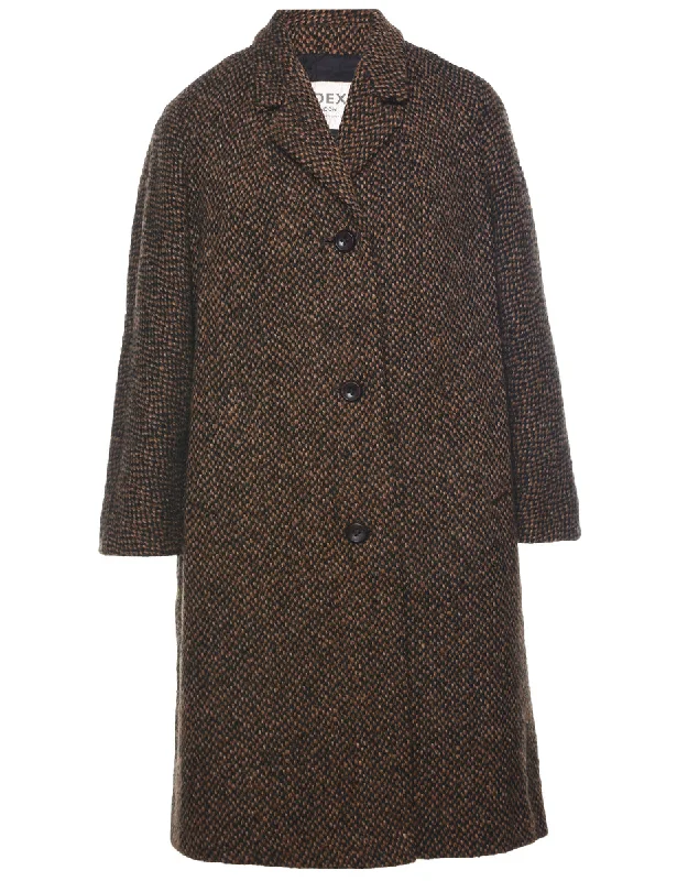 Weekend Bargains to Indulge In Single Breasted Wool Coat - L