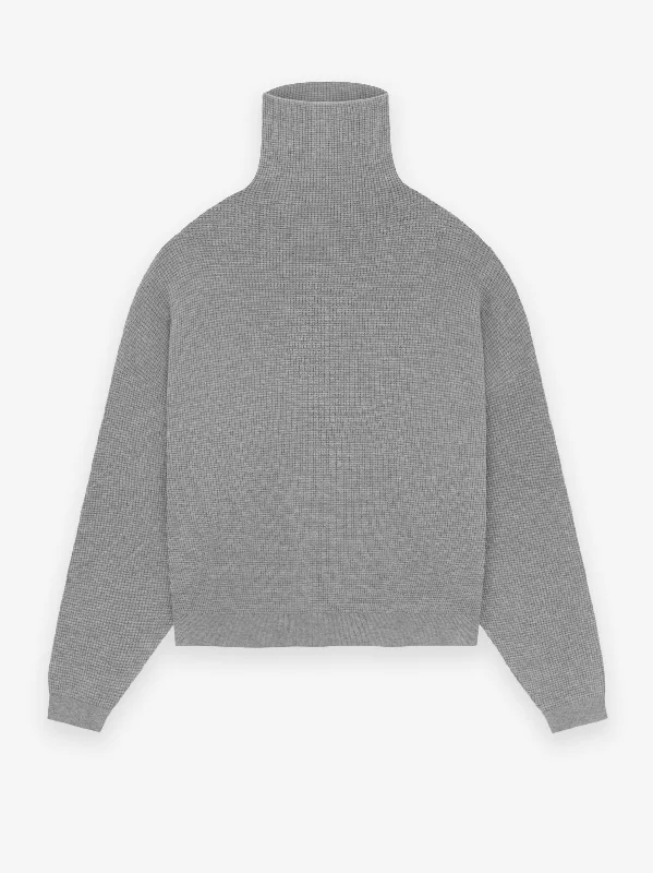 Bargain Alert Waffle Turtleneck