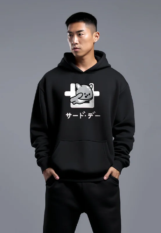 Mega Discount MO122 hoodies tido wee blk Hitam