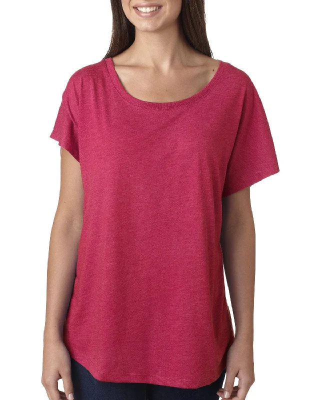 Weekend Shopping Made Better Next Level Ladies Triblend Dolman | Vintage Sh Pink