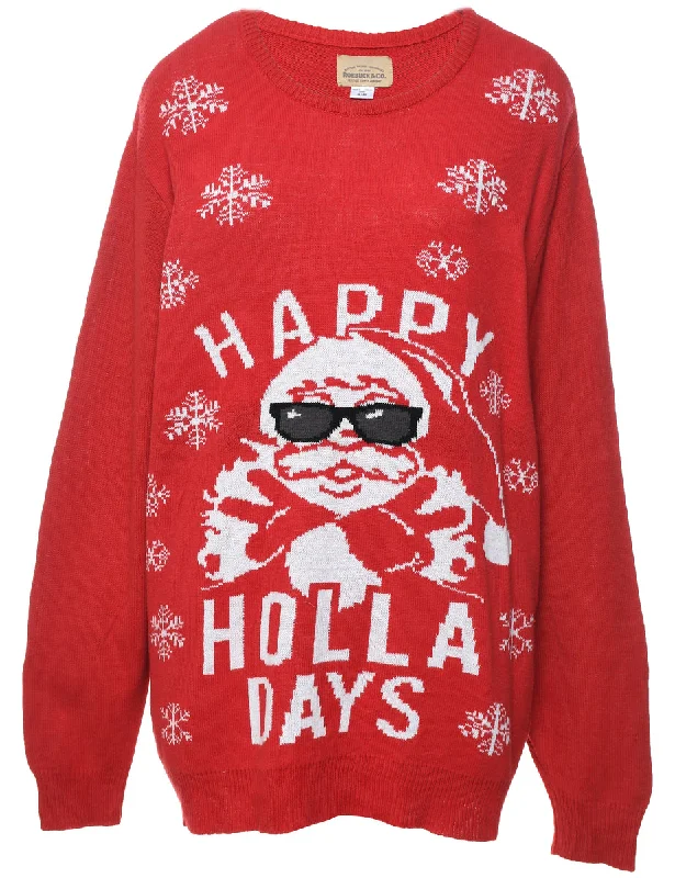 Reduced Price Santa Claus Christmas Jumper - XL