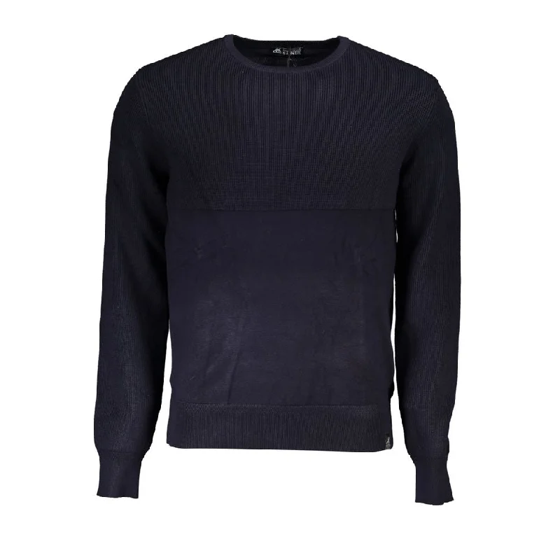 Weekend Wonders Await! U.S. Grand Polo Elegant Crew Neck Sweater with Contrast Men's Details