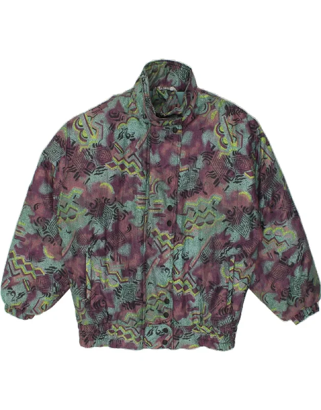 Weekend Specials Just for You BRUGI Womens Oversized Hooded Windbreaker Jacket EU 34 XS Purple Tie Dye Weekend Specials Just for You BRUGI Womens Oversized Hooded Windbreaker Jacket EU 34 XS Purple Tie Dye